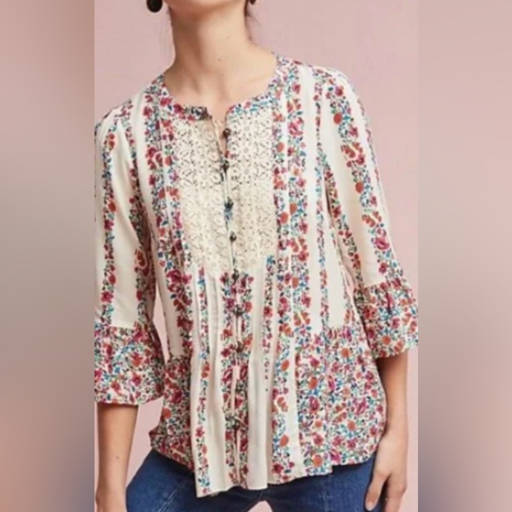 Anthropologie by Maeve Blouse Size 10 NEW